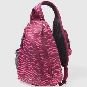 EDDIE BAUER RIPSTOP 8L SLING BACKPACK.